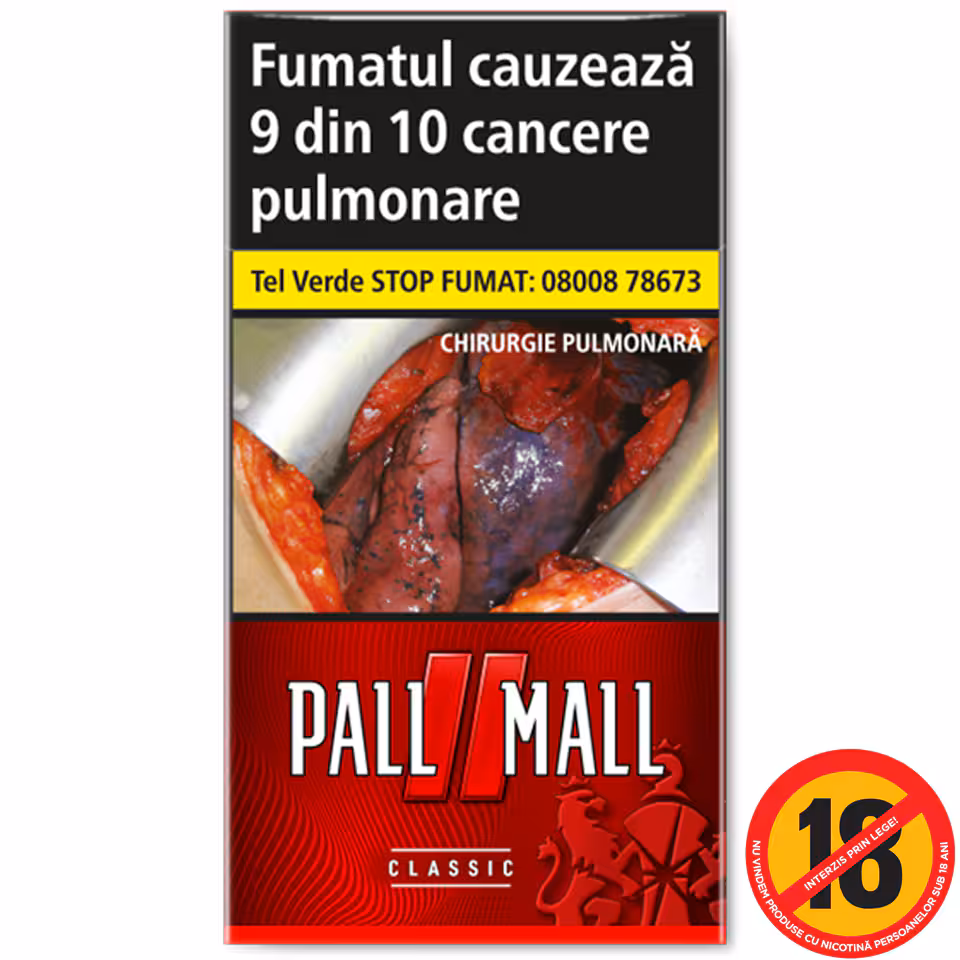 PALL MALL CLASSIC RED 100S