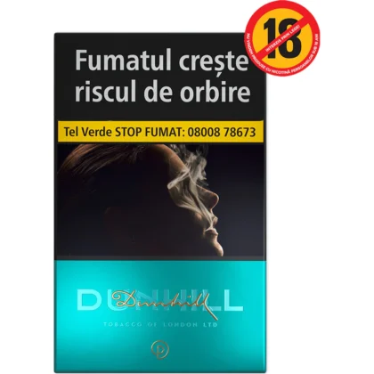DUNHILL SIGNATURE NO.4 TURQUOISE 100S