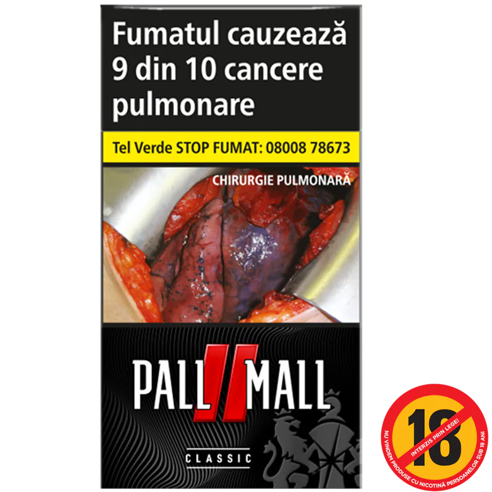 PALL MALL CLASSIC BLACK 100 S
