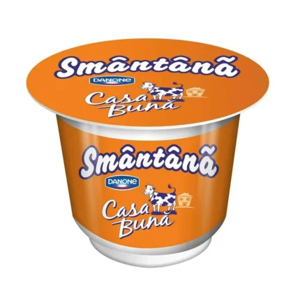 Smantana Casa Buna, 12% grasime, 190 g