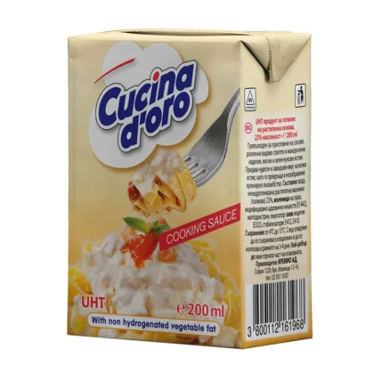 Crema pentru gatit Cucina D'Oro, 23% 200 ml