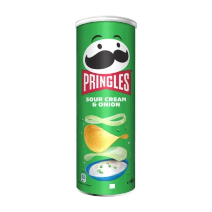Chipsuri cu aroma de smantana si ceapa Pringles 185 g