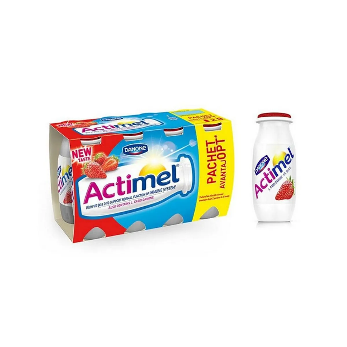 Iaurt cu capsuni Actimel
