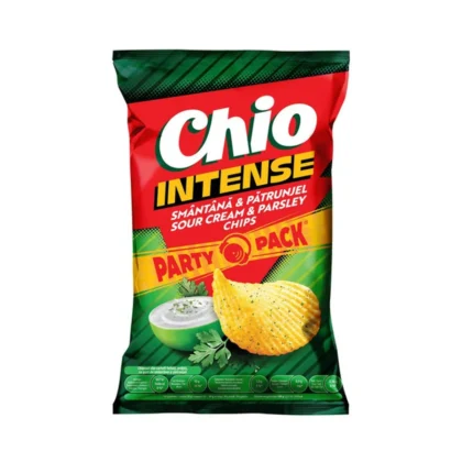 Chipsuri cu smantana si patrunjel Chio Intense Party Pack 160 g