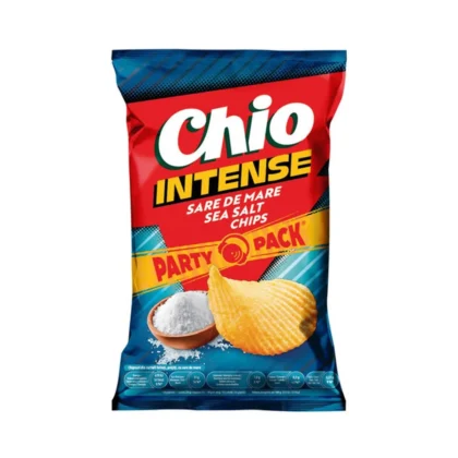 Chipsuri cu sare de mare Chio Intense Party Pack 160 g
