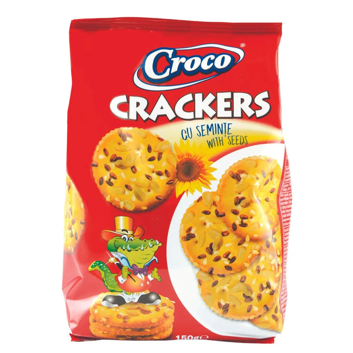 Biscuiti cu seminte Croco Crackers Mix 150 g