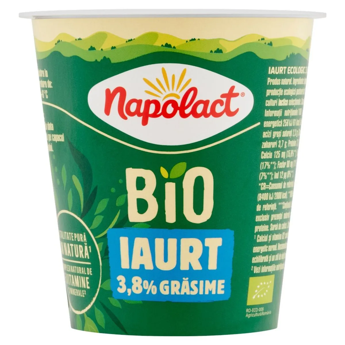 Iaurt BIO Napolact 3,8% grasime 140 g