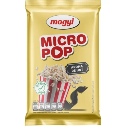 Popcorn cu aroma de unt Mogyi Micro Pop, pentru microunde 80 g