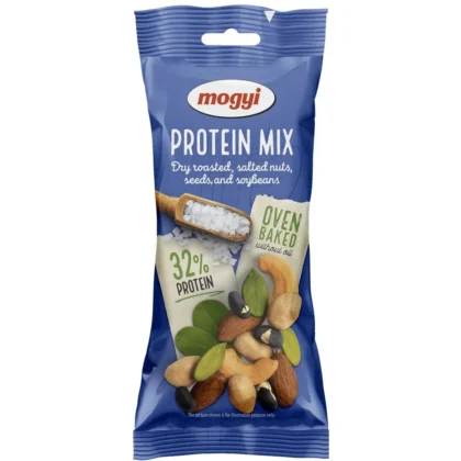 Amestec copt si sarat de nuci, seminte si soia Mogyi Protein, 70 g