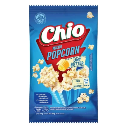 Popcorn cu unt Chio, pentru microunde 80 g