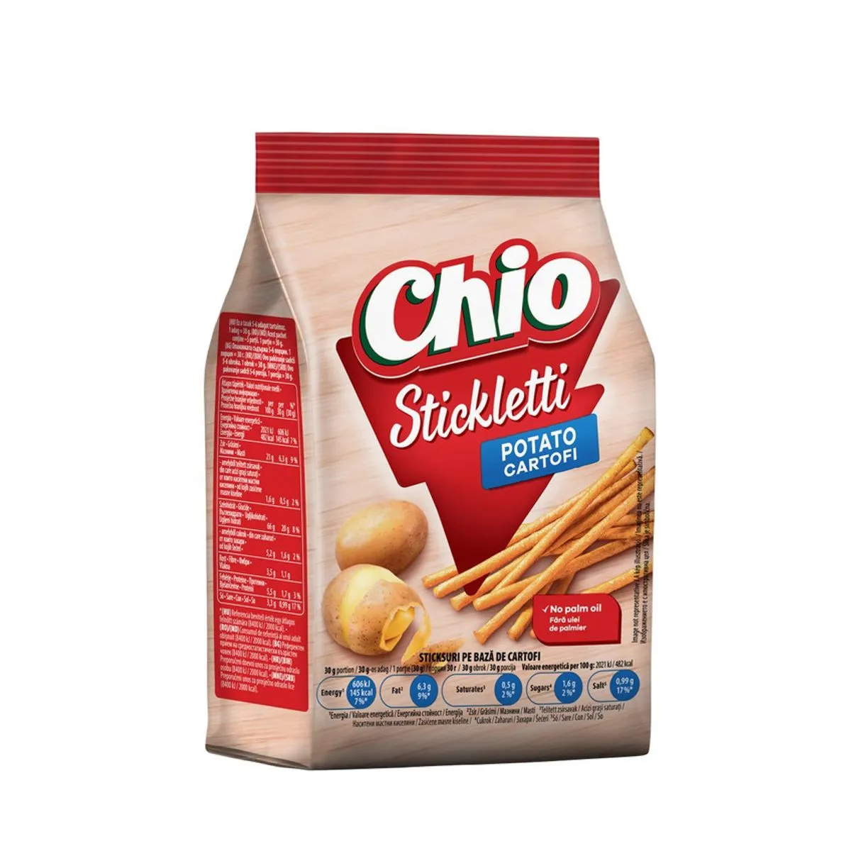 Sticksuri pe baza de cartofi Chio Stickletti Potato 160 g