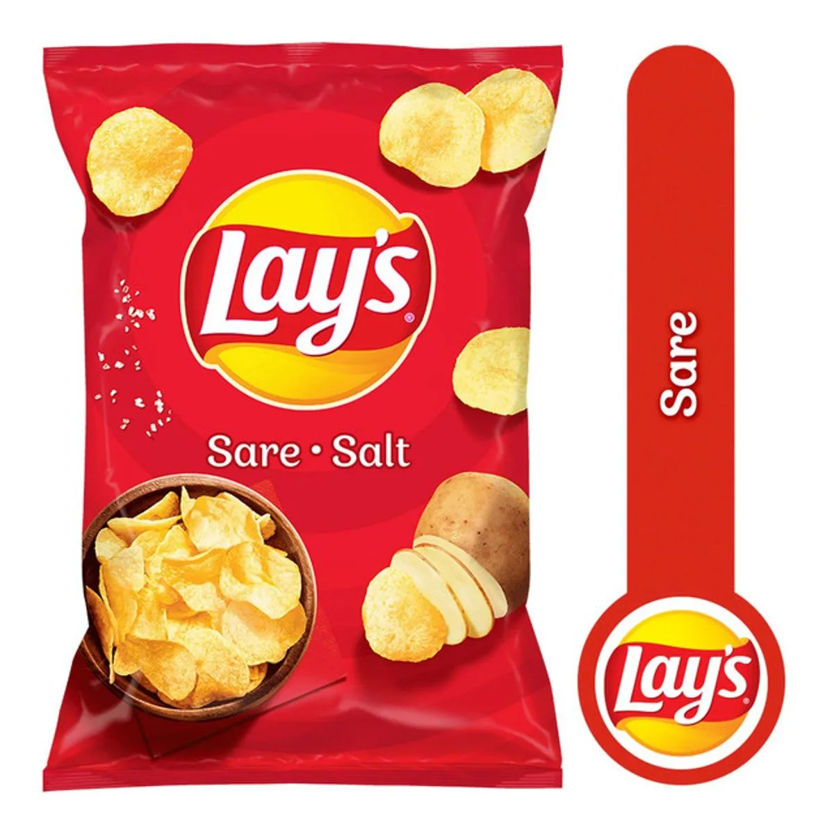 Chipsuri cu sare Lay's 60 g