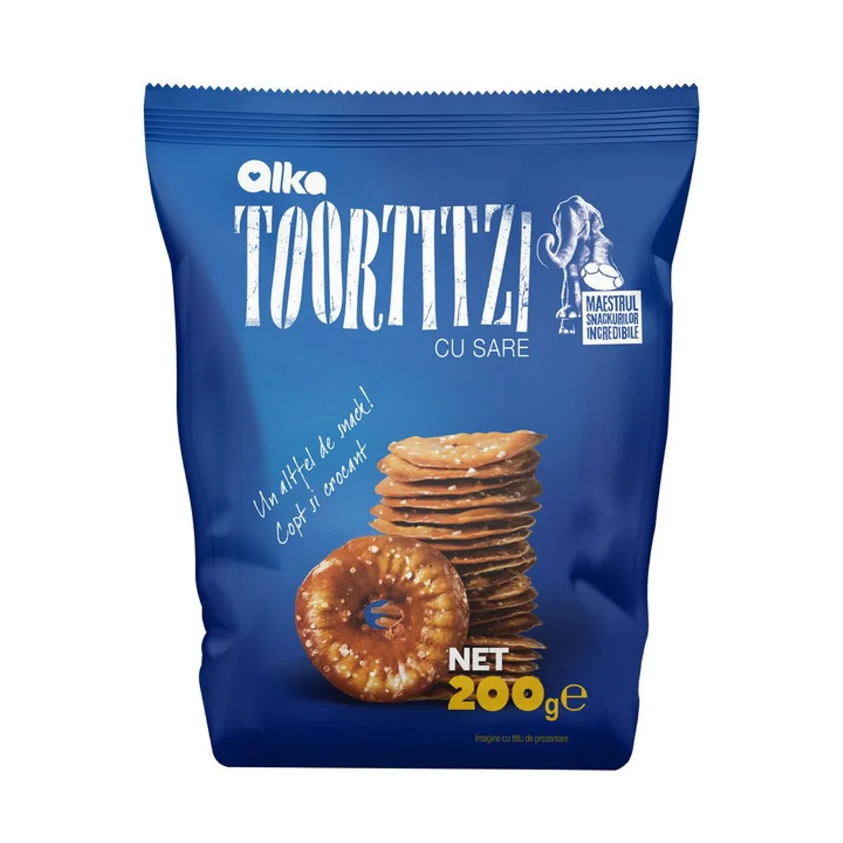 Toortitzi Alka cu sare, 200 g