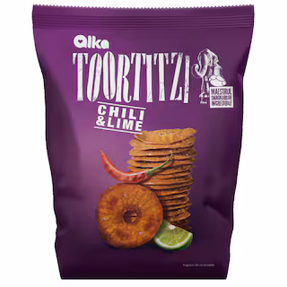 Toortitzi Alka cu chili si lime 180 g