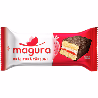 Magura | Prajitura cu crema de capsuni 35g