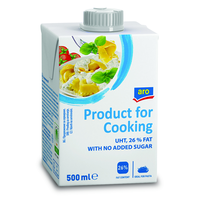 Crema pentru gatit Aro 26% 500 ml