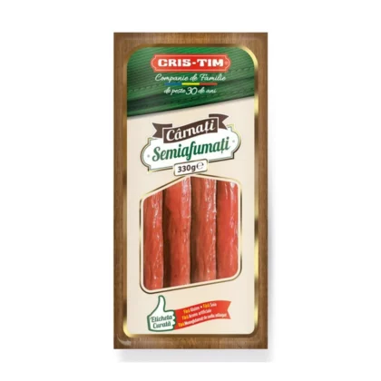 Carnati semi afumati Cris-Tim, 330 g